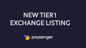 Paysenger's EGO token Tier1 listing